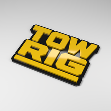 Tow Rig 3D Acrylic Car Badge_2
