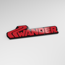 Wander 3D Acrylic Car Badge_3