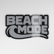 Beach Mode 3D Acrylic Car Badge_4