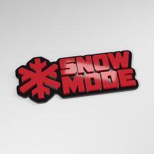 Snow Mode 3D Acrylic Car Badge_3