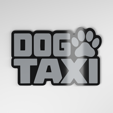 Dog Taxi 3D Acrylic Car Badge_4