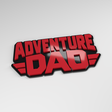 Adventure Dad 3D Acrylic Car Badge_3