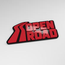 Open Road 3D Acrylic Car Badge_3