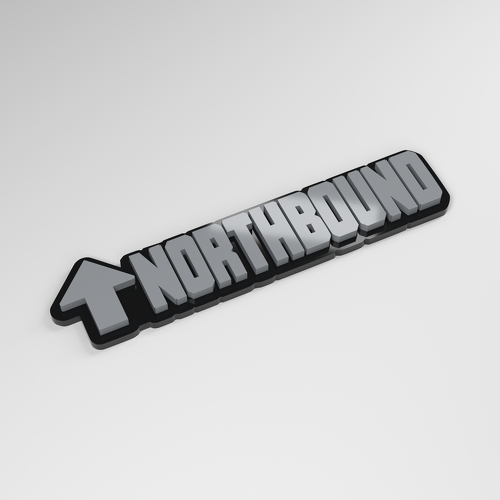Northbound 3D Acrylic Car Badge_1