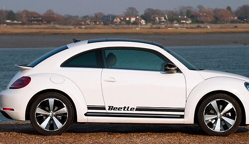 Volkswagen Beetle rocker Stripe Graphics Stickers Decals Cabrio style fit any year
