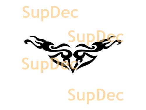 Tribal Flame Graphic Vinyl Decal For Cars