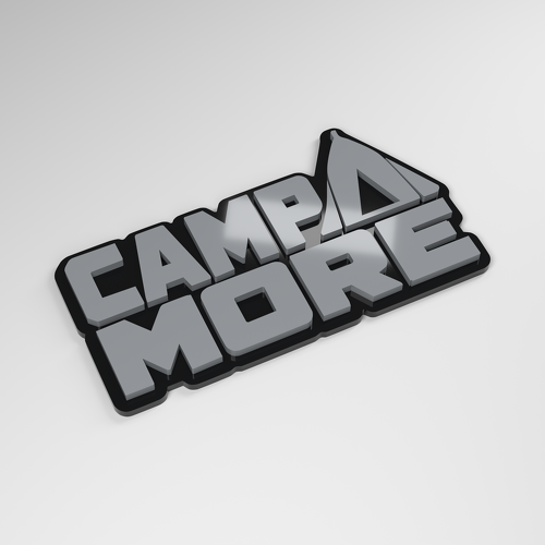 Camp More 3D Acrylic Car Badge_1