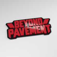 Beyond Pavement 3D Acrylic Car Badge_3