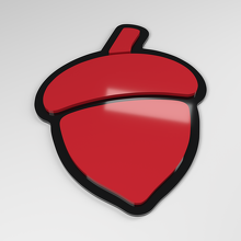 Acorn 3D Acrylic Car Badge_3