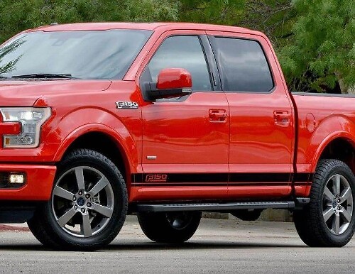 Ford F-150 2016 F150 Logo graphics side stripe decal sticker