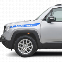 Custom Front Fender Stripes Vinyl Decals Kit for Jeep Renegade_2