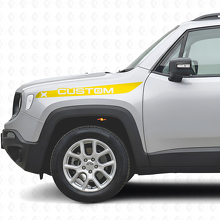 Custom Front Fender Stripes Vinyl Decals Kit for Jeep Renegade_5