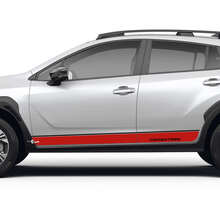 Side Doors Stripes Rocker Panel for Suba Crosstrek Vinyl Decals Stickers Graphics 2 colours
 2