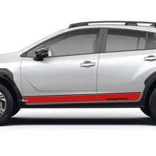Straight Rocker Panel Stripes Vinyl Decals for Subaru Crosstrek_2