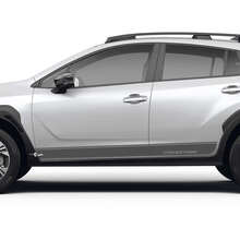 Side Doors Stripes Rocker Panel for Suba Crosstrek Vinyl Decals Stickers Graphics 2 colours
 3