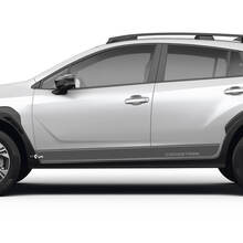 Side Doors Stripes Rocker Panel for Suba Crosstrek Vinyl Decals Stickers Graphics 2 colors
 3