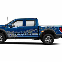 Mud Splash Side Vinyl Decal Kit for Musclecar truck _2