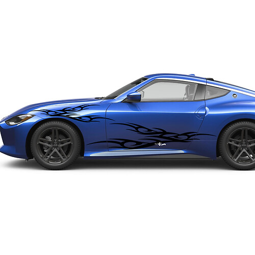 Side Graphics Sticker Decal for Nissan Z 4
