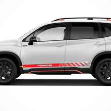 2X Suba FORESTER side skirt stripes vinyl body decal sticker graphics emblem logo 3