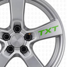 Custom Lettering Wheels Vinyl Decals Set for Suba WRX_3