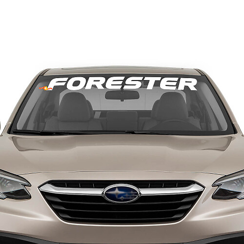 Brand Lettering Windscreen Decal Sticker Vinyl Graphics For Subaru Forester