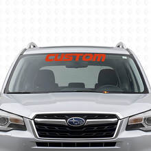 Custom Text Windshield Vinyl Decal for Suba Forester_4