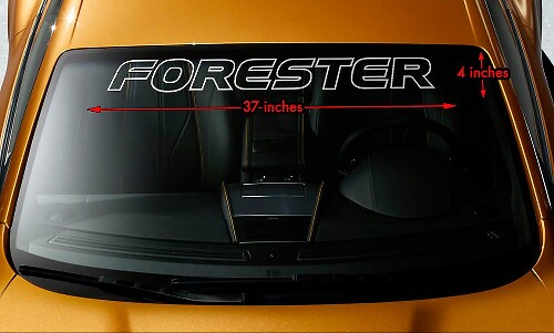 Forester Outline Windshield Banner Vinyl Sticker for Subaru Forester