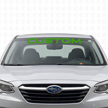 Custom Lettering Windshield Banner Vinyl Decal for Suba Legacy_3
