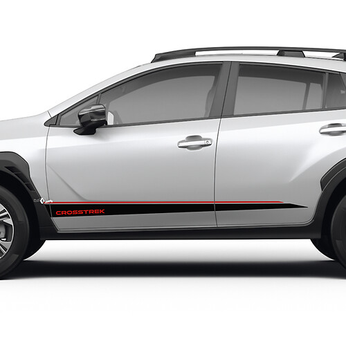 Side Doors Stripes for Subaru Vinyl Decals Stickers Graphics 2 colors
