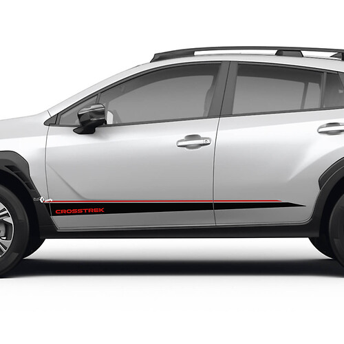 Side Doors Stripes Vinyl Decals Stickers Graphics fit Suba
