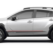 Side Doors Stripes Vinyl Decals Stickers Graphics fit Suba
 2