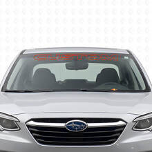 Custom Outline Windshield Lettering Vinyl Decal for Suba Legacy_4
