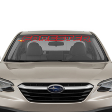 OUTLINE STYLE Windshield Banner Vinyl Decal Sticker fit Suba FORESTER
 3