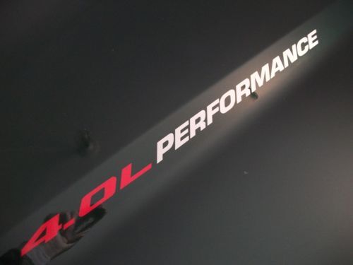 4.0L Performance Hood Vinyl Decals for Toyota FJ Cruiser 2007-2012