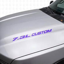 New 7.3L POWERSTROKE Hood sticker emblem style decal Musclecar F250 F350 Turbo Diesel_2