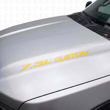 7.3L Custom Hood Vinyl Decal Set for Musclecar truck F250 F350 _6