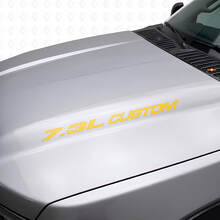 New 7.3L POWERSTROKE Hood sticker emblem style decal Musclecar F250 F350 Turbo Diesel_6