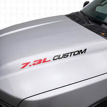 New 7.3L POWERSTROKE Hood sticker emblem style decal Musclecar F250 F350 Turbo Diesel_9