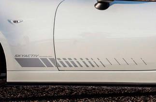 Mazda MX5 Miata door panel side stripe graphics decal Skyactiv 1