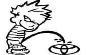 Funny Pee on Toyota Vinyl Decal Sticker
