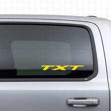 Custom Text Side Window Vinyl Decal for Dodge Ram _5