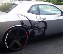 HUGE TRIBAL Stickers Decals Graphics Vinyl CHALLENGER MOPAR SRT SCAT PACK BEE LOGO HEMI Scatpack
 2