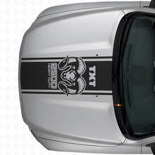 Hemi Style Rear Side & Hood Stripes Vinyl Decal Kit for Dodge Ram 1500 2500_5
