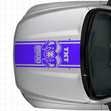 Hemi Style Rear Side & Hood Stripes Vinyl Decal Kit for Dodge Ram 1500 2500_6