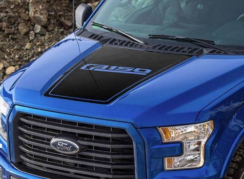 Ford F-150 2015-2016 F150 hood graphics side stripe decal sticker