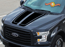 Ford F-150 2015-2016 F150 hood graphics stripe decal sticker 5 2