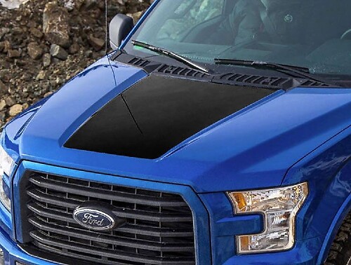 Ford F-150 2015-2016 F150 bonnet graphics side stripe decal sticker 4