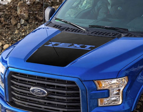 Custom Text Hood Vinyl Decal Sticker for Musclecar truck 2015-2016