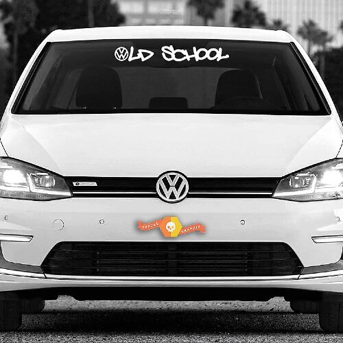 Old School VW Windscreen Vinyl Decal For Volkswagen