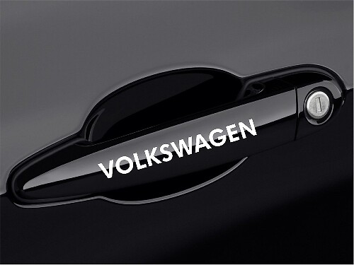 Vinyl Decal for Door Handle for Volkswagen GTI Golf Eos Jetta Passat